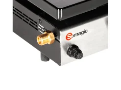 Plancha de gas SOLIA 200 2 quemadores 4,25kW - SOMAGIC