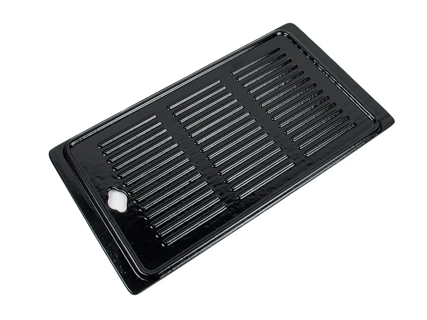 Plancha de hierro fundido esmaltado para barbacoa de 4 quemadores