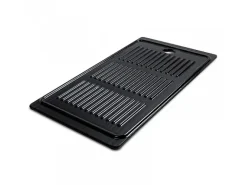 Plancha de hierro fundido esmaltado para barbacoa de gas de 3 quemadores