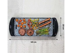 Plancha eléctrica Cecotec Rock&Water 2000 1800W negro/gris