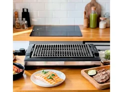 Plancha eléctrica Cecotec Tasty&Grill 2000 Inox LineStone 2000W negro/inox