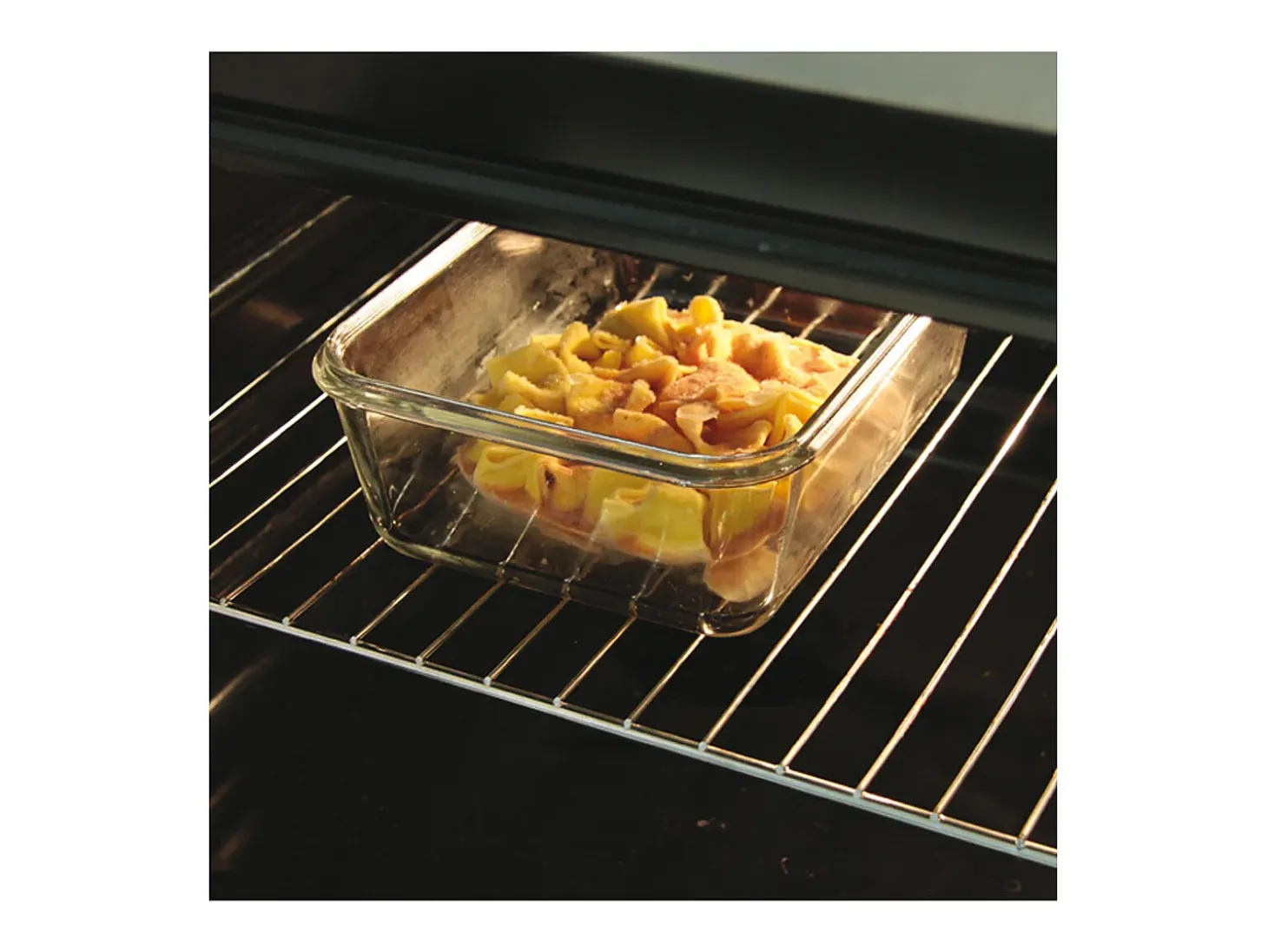 Platos de cristal para hornear con tapas herméticas (Juego de 3)