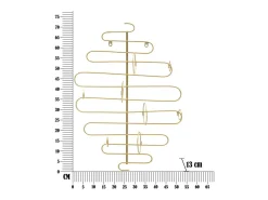 Porta Botellas VKH326, Oro, 53x13x72 cm, Kendra Home