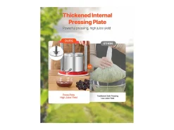 Prensa de Frutas SucceBuy Prensa Manual de Frutas y Vino de Acero Inoxidable de 1,5 L para Vino Casero.