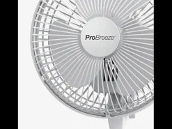 Pro Breeze Ventilador de pinza Mini 6 - ultra silencioso y de alta potencia