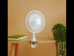 Pro Breeze Ventilador de pinza Mini 6 - ultra silencioso y de alta potencia