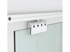Puerta corredera esmerilado con rayas 200x213 cm HOMCOM