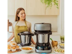 Robot de cocina Cecotec Mambo CooKing Total Gourmet 2200W ChefCrown 2 jarras WiFi inox