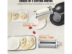 Rodillo para Massa SucceBuy Lote de 3 Accesorios para Masa para Mezcladora KitchenAid Conjunto de Cortapasta con Rodillos