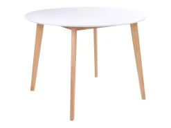 Ronde tafel VOJENS – Scandinavische elegantie en alledaagse gezelligheid-Color Negro