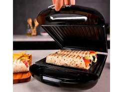 Sandwichera Cecotec Rock´nToast Family 3in1 1500W 3 placas intercambiables negro