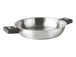 Sartén de acero inoxidable desmontable de 32 cm con sistema Click & Lock y mangos intercambiables - Colección COMBI LACOR