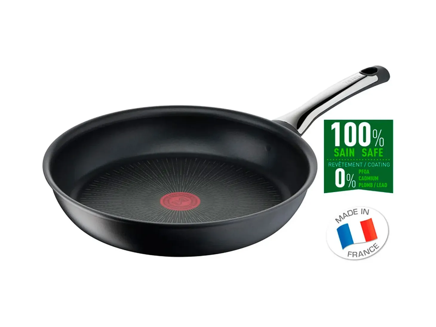Sartén Excellence Tefal revestimiento antiadherente sistema Thermo-Fusion+ negro 28 cm