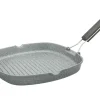 Sartén grill con asa plegable 28 x 28 cm Mythos Tognana