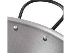 Sartén honda Vaello acero pulido especial arroces y calderetas inox Ø34 cm