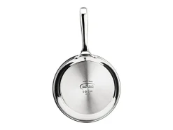 Sartén INOXIBAR 20 cm en acero inoxidable 18% Triply, mango ergonómico, compatible con todo tipo de fuegos e inducción