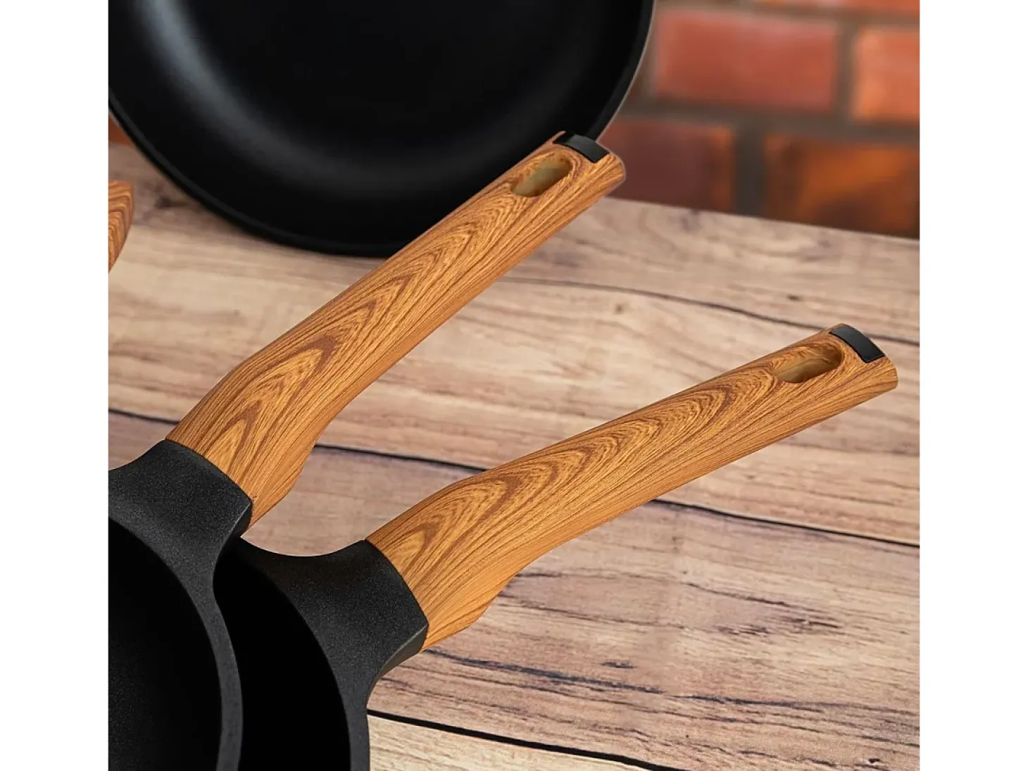 Sartén Karbon Quid aluminio fundido negro Ø20 cm