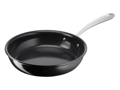 Sartén Lagostina Desideria cerámica 24 cm - Revestimiento antiadherente, Thermo-Fusion, Aluminio reciclado - Negro
