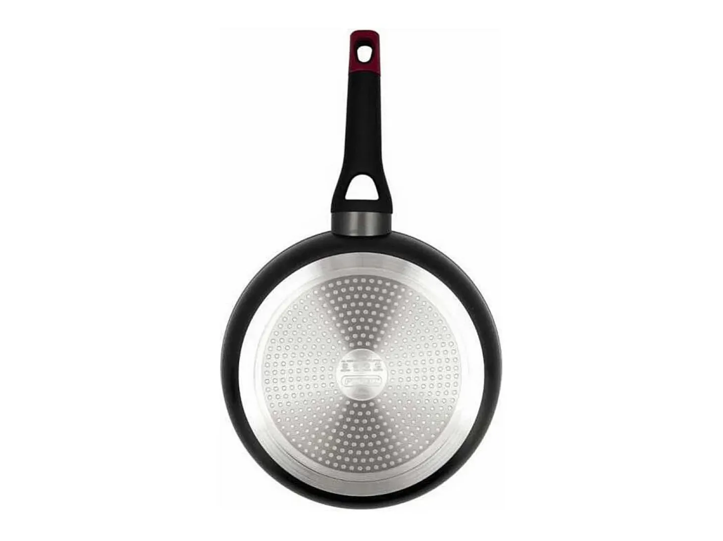 Sartén Óptima+ Pyrex aluminio forjado negro/rojo Ø22 cm