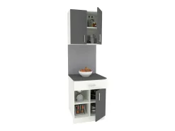 Set Cocina Berna haaus, Antracita/Blanco, L 60 cm