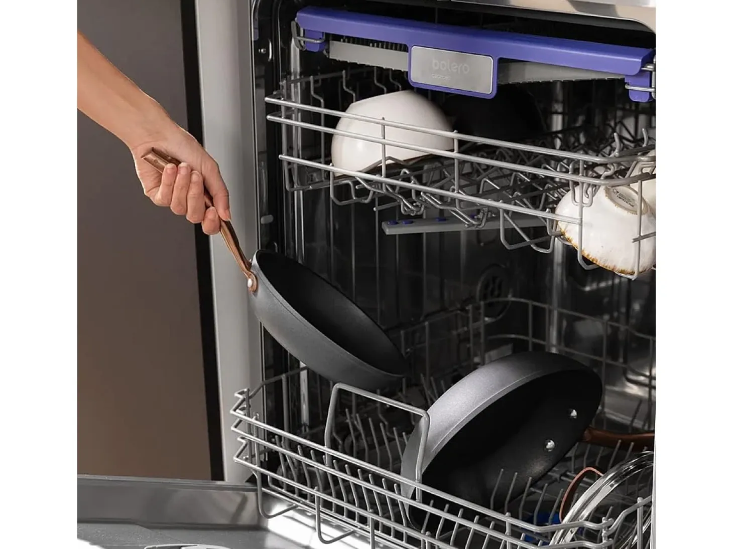 Set de 2 sartenes Cecotec Polka Fantasy Bucket aluminio forjado dorado Ø20/Ø24 cm