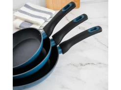 Set de 3 sartenes Future Quid aluminio forjado azul