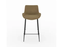 Set de 2 sillas de bar de tela amarilla 65cm - Pirata