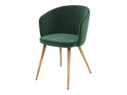 Set de 2 sillas de terciopelo verde agua - Chiara
