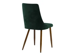 Set de 2 sillas de terciopelo verde - Vinni