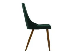 Set de 2 sillas de terciopelo verde - Vinni