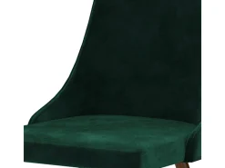 Set de 2 sillas de terciopelo verde - Vinni
