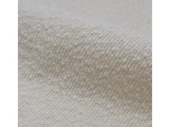 Set de 2 sillas en tejido bouclé beige con patas de metal - Cosette