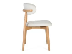 Set de 2 sillas fabricadas en madera de caucho