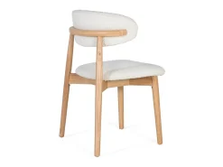 Set de 2 sillas fabricadas en madera de caucho