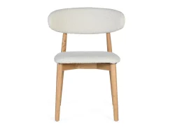Set de 2 sillas fabricadas en madera de caucho