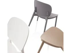 Set de 2 Sillas interior/exterior LEON gris