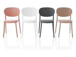 Set de 4 Sillas interior/exterior EVA gris