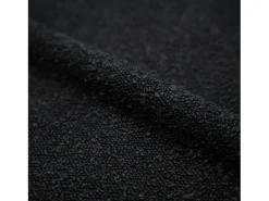 Set de 2 sillas para isla de cocina en tela bouclé negra 65,5 cm - Henrik