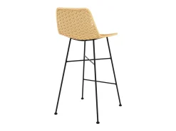 Set de 2 sillas para isla de cocina en ratán natural 65,5 cm - Mara