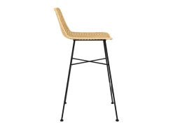 Set de 2 sillas para isla de cocina en ratán natural 65,5 cm - Mara