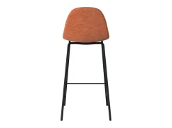 Set de 2 sillas para isla central en tela terracota 65 cm - Henrik