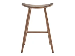 Set de 2 taburetes de cocina de diseño nogal 72 cm DEMORY