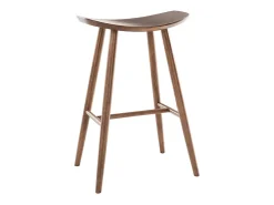 Set de 2 taburetes de cocina de diseño nogal 72 cm DEMORY