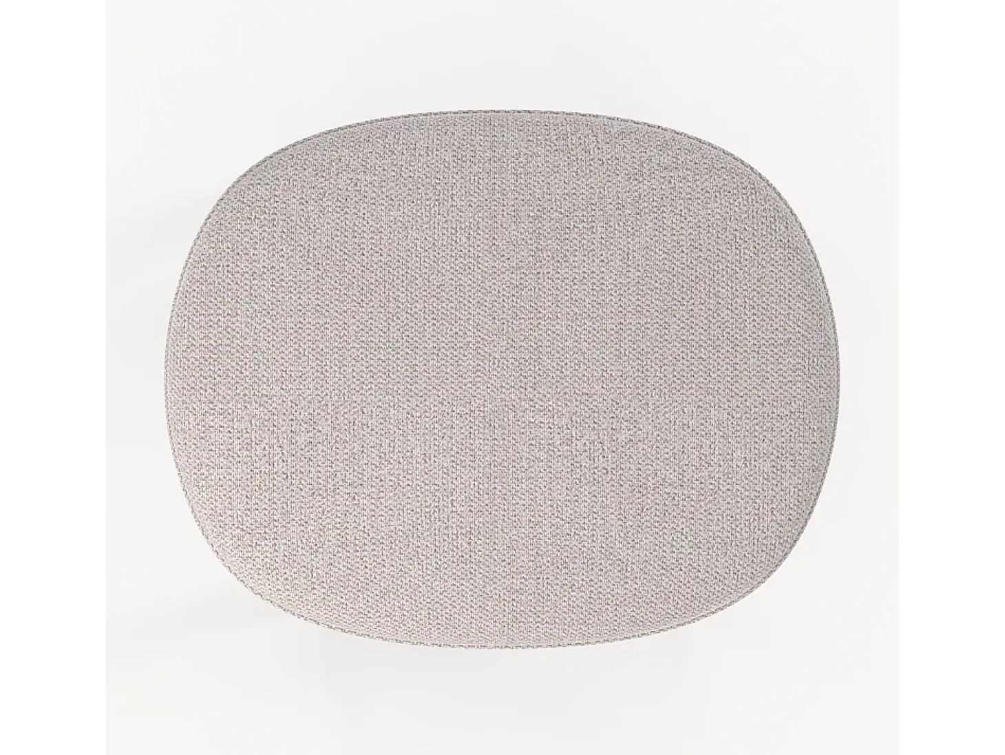 Set de 2 taburetes para isla central en madera y tela beige 65,5 cm - Jude