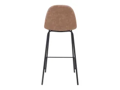 Set de 2 taburetes para isla de cocina marrón claro 65 cm - Henrik