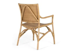 Set de dos sillas fabricadas en rattan y estructura de bambú