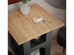 Set de mesa de bar oro power roble/antracita 65x65x106 repose