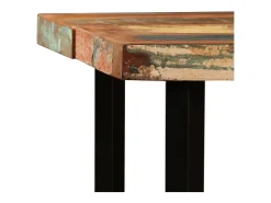 Set de muebles de bar 7 piezas madera reciclada