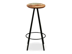 Set de muebles de bar 7 piezas madera de acacia y reciclada