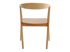 Set de 2 sillas nórdicas de madera BAHIA